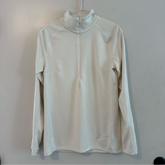 Helly Hansen 1/4 Zip Long Sleeve Top Ivory Women’s Size S - Picture 3 of 12